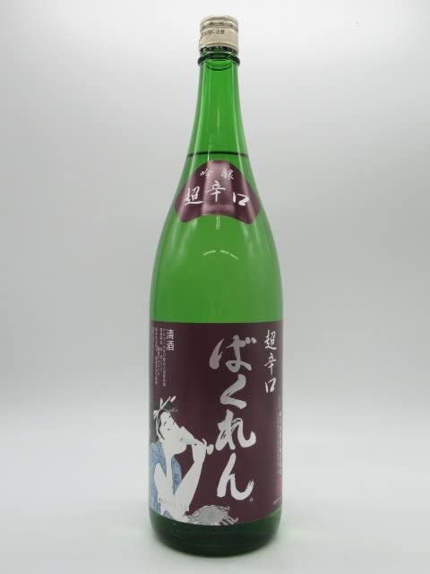 Amazon.co.jp: 亀の井酒造 くどき上手 ばくれん 吟醸酒 超辛口 1800ml